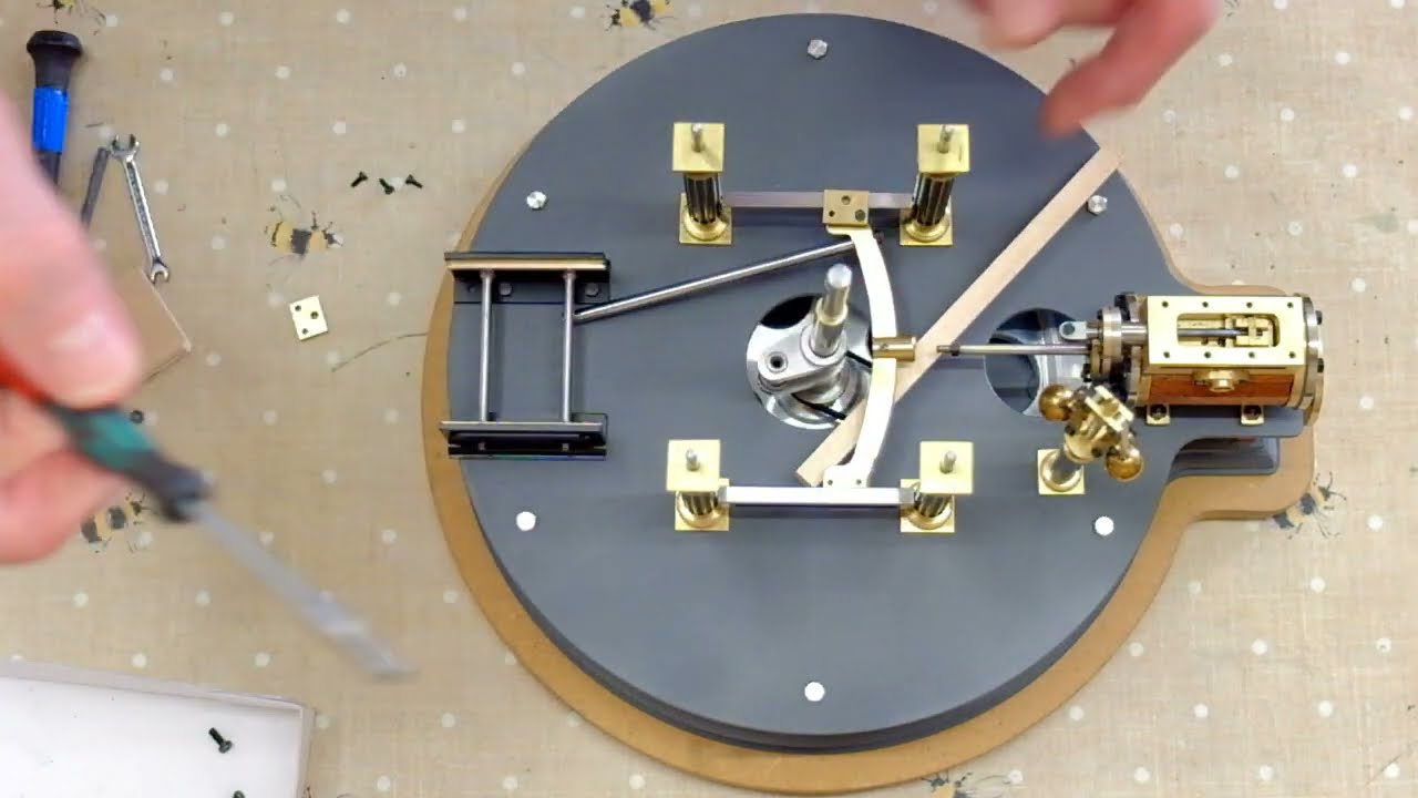 Whitmore & Binyon model steam engine finished & assembly