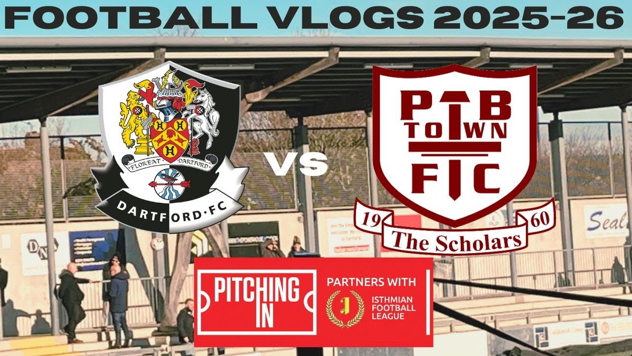 Football vlogs 2025-26 Dartford Vs Potters Bar