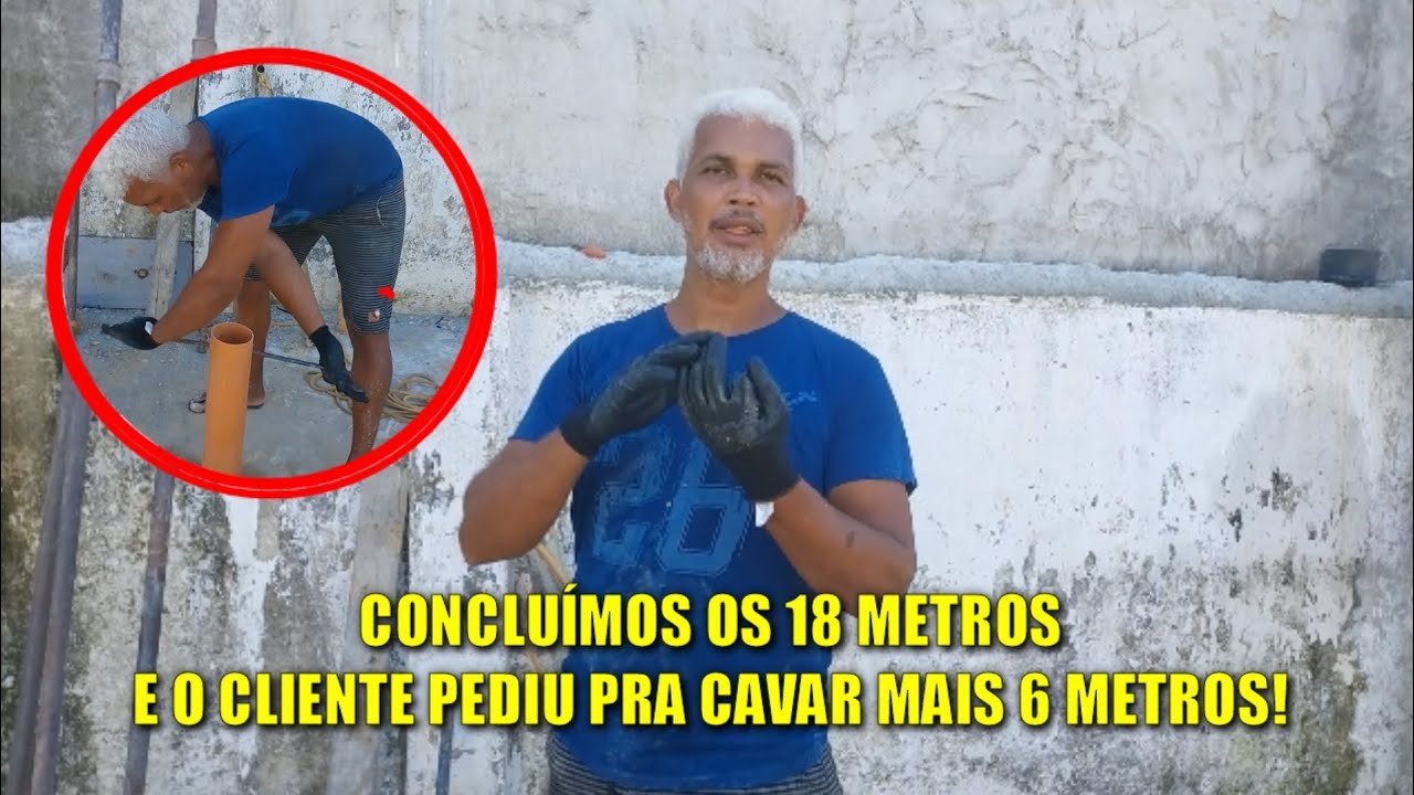 CHEGAMOS NOS 18 METROS, SERÁ QUE O CLIENTE VAI QUERER APROFUNDAR MAIS???