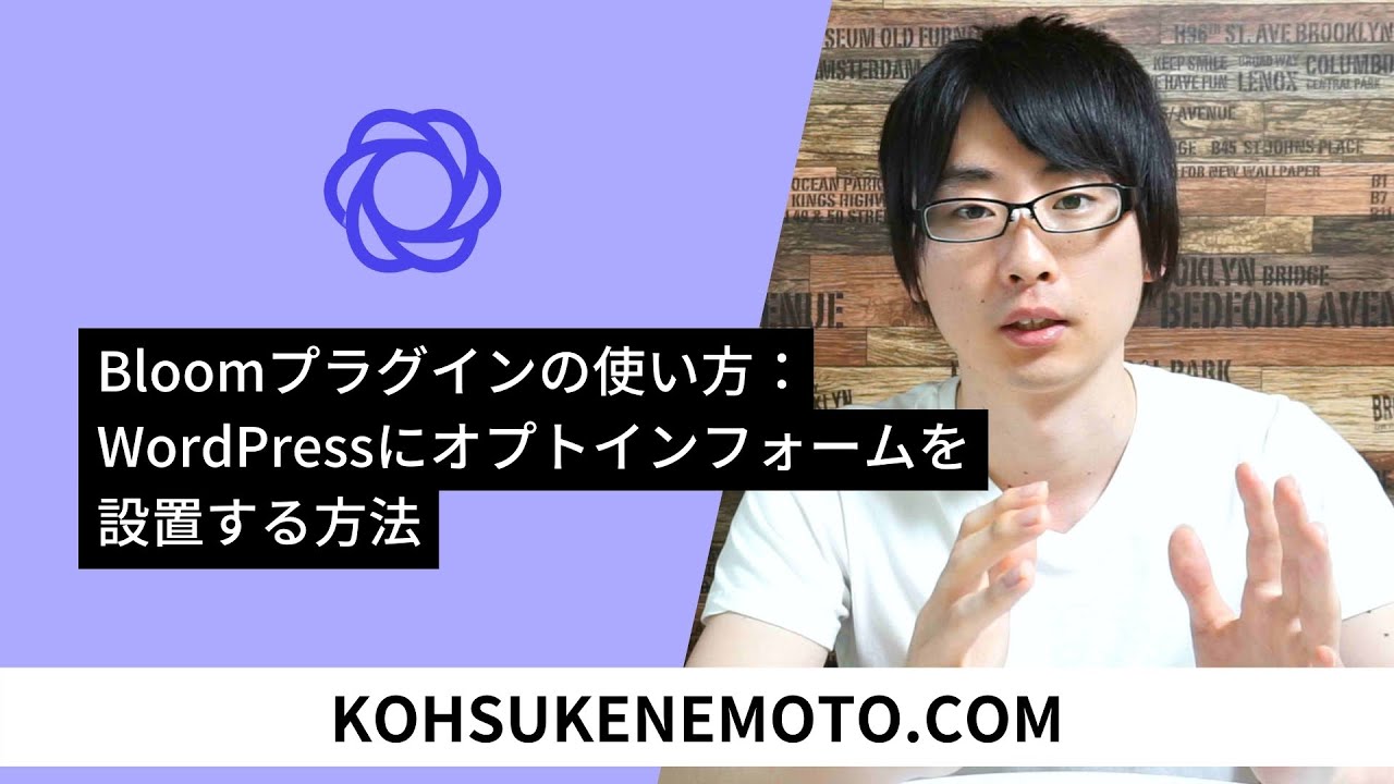Bloomプラグインの使い方：WordPressにオプトインフォームを設置する方法