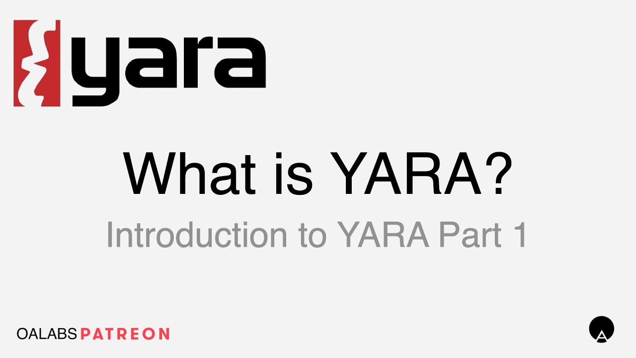 Введение в YARA. Часть 1. Что такое правило YARA?
