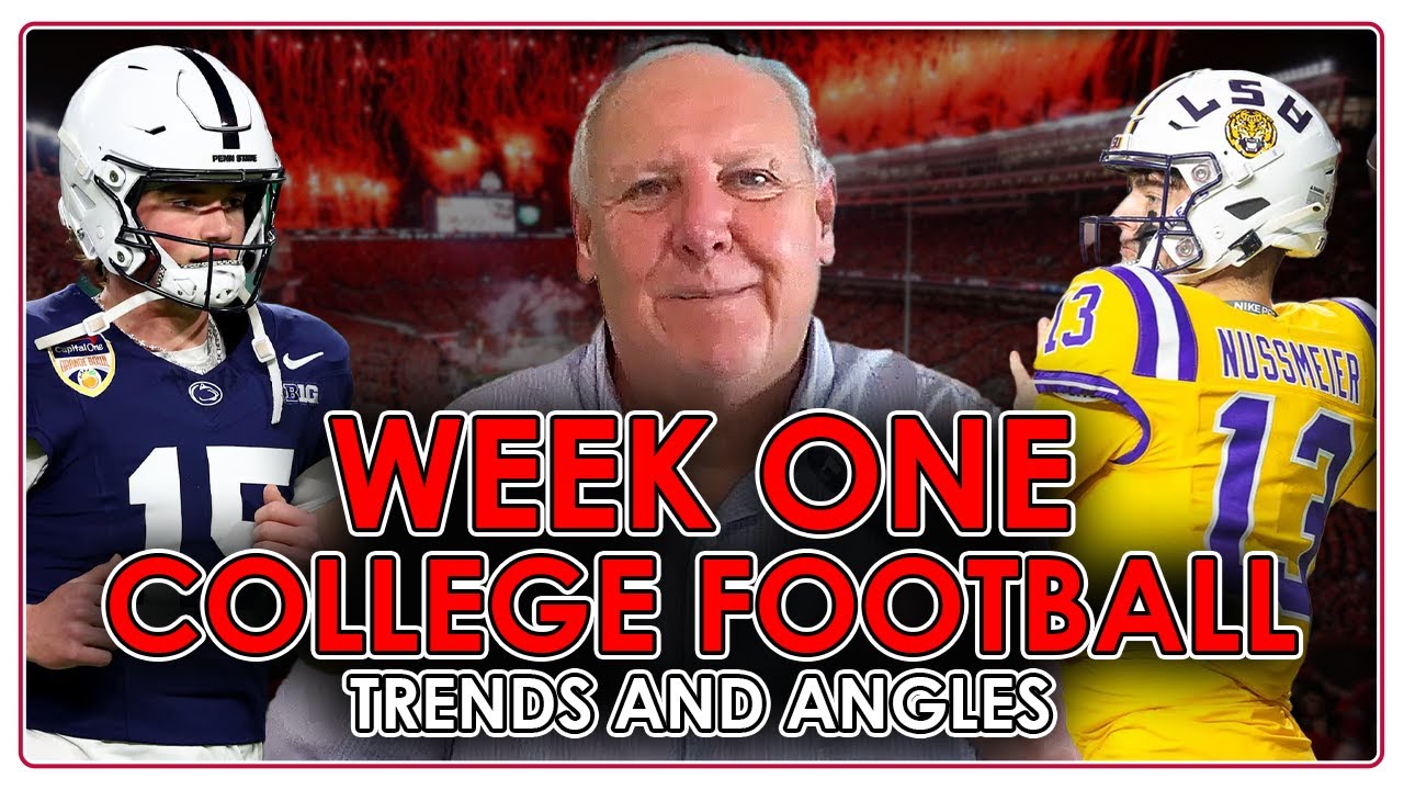 Betting Trends & Angles for Week 1 of College Football | Ralph Michaels