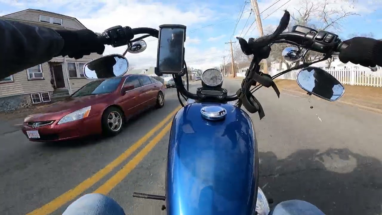 pov raw harley riding