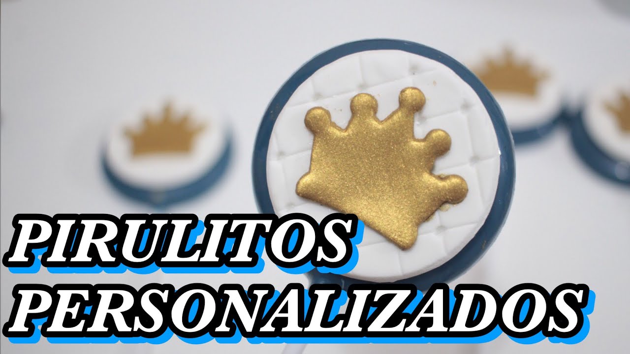 FAZENDO E PERSONALIZANDO PIRULITOS DE CHOCOLATE PEQUENO PRÍNCIPE/REALEZA - JUSLENE RATCOV