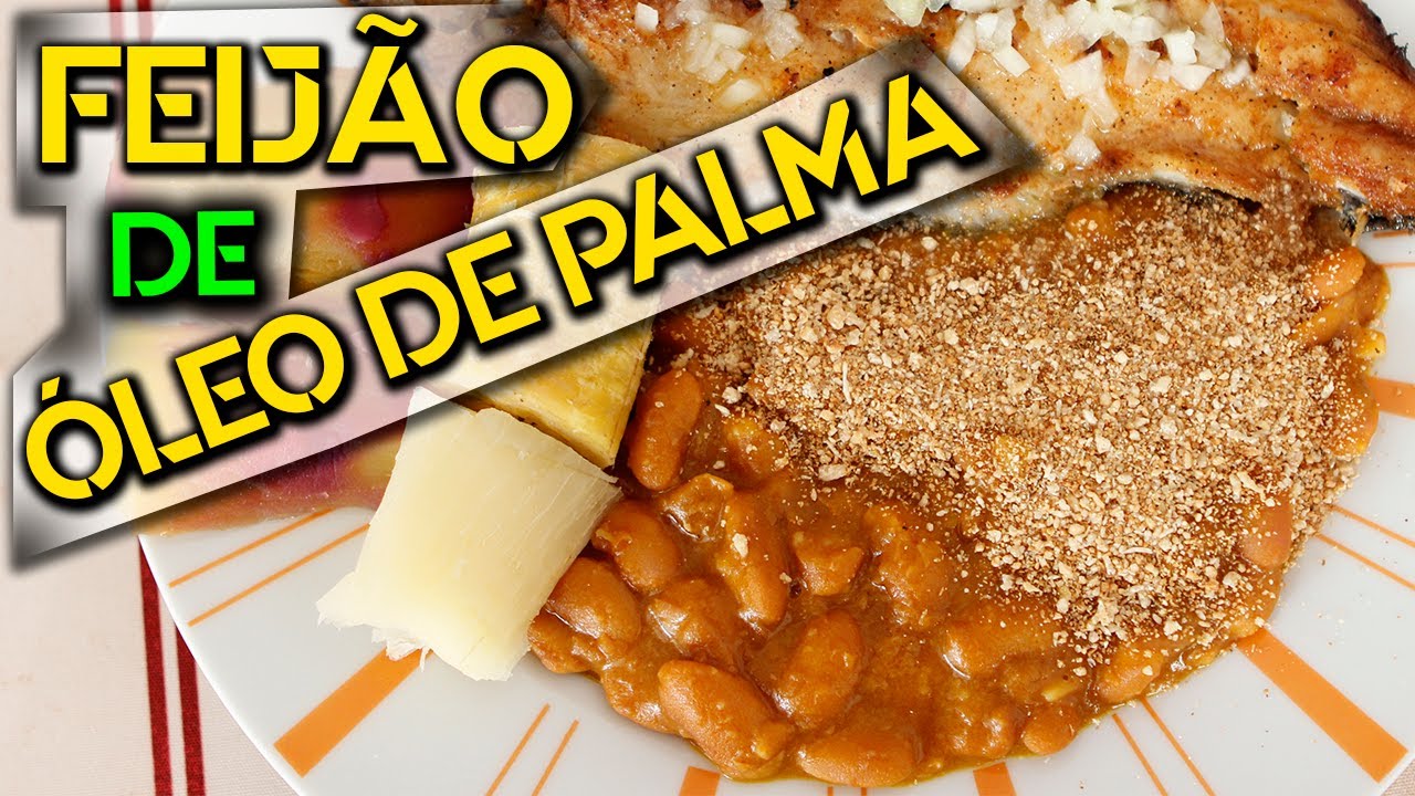 фасольс пальмовым маслом как готовят в Анголе