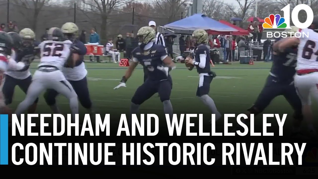 Needham and Wellesley face off in the oldest high school football rivalry