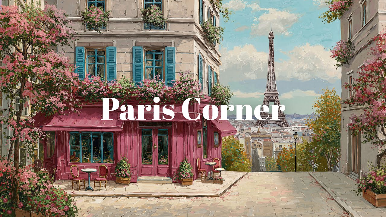 Paris Corner ☕ French Cafe Jazz Playlist | Smooth Jazz for Work, Study & Relax