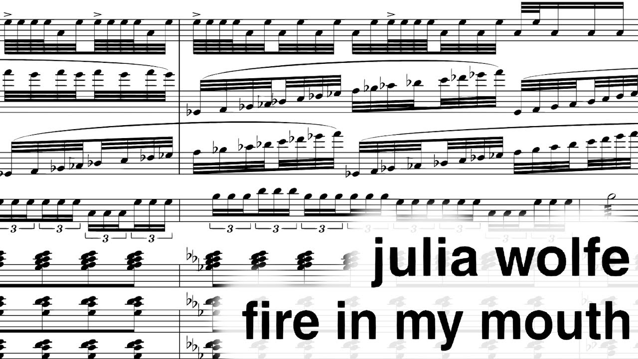Julia Wolfe - Fire in My Mouth (2019)