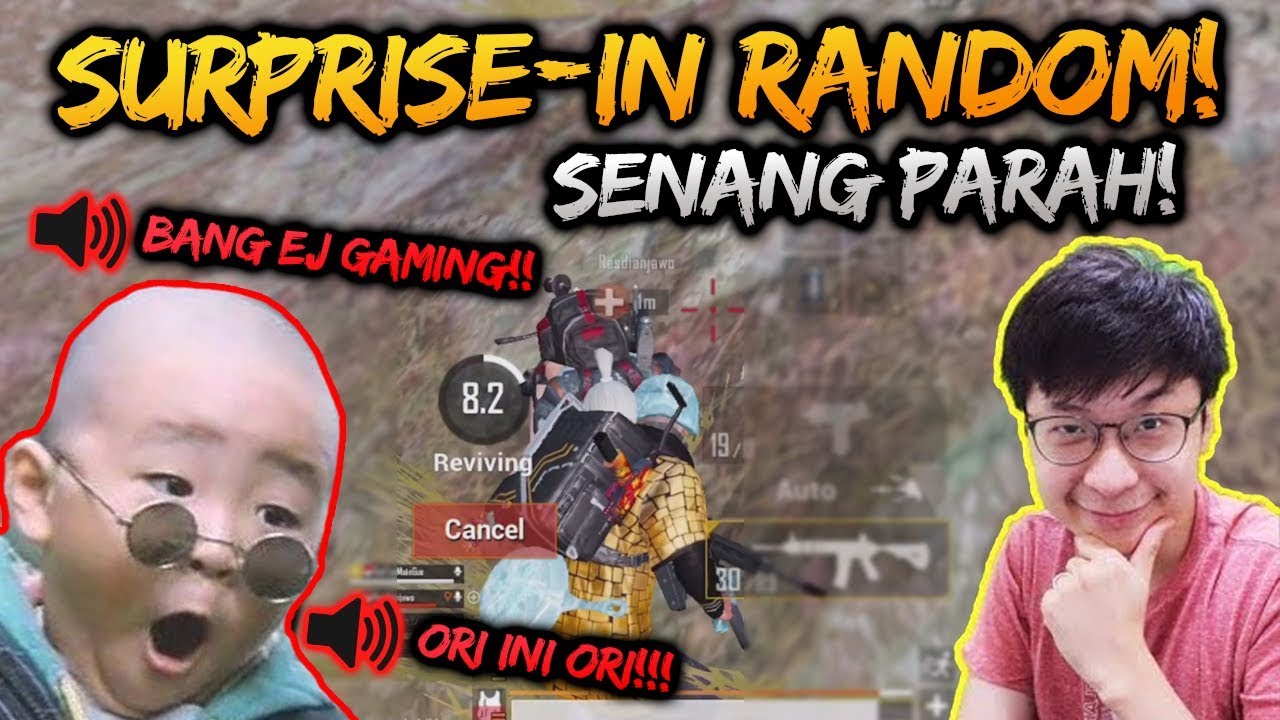 PLAYER BENGKULU INI TERIAK2 KETEMU EJGAMING!! | PUBG MOBILE