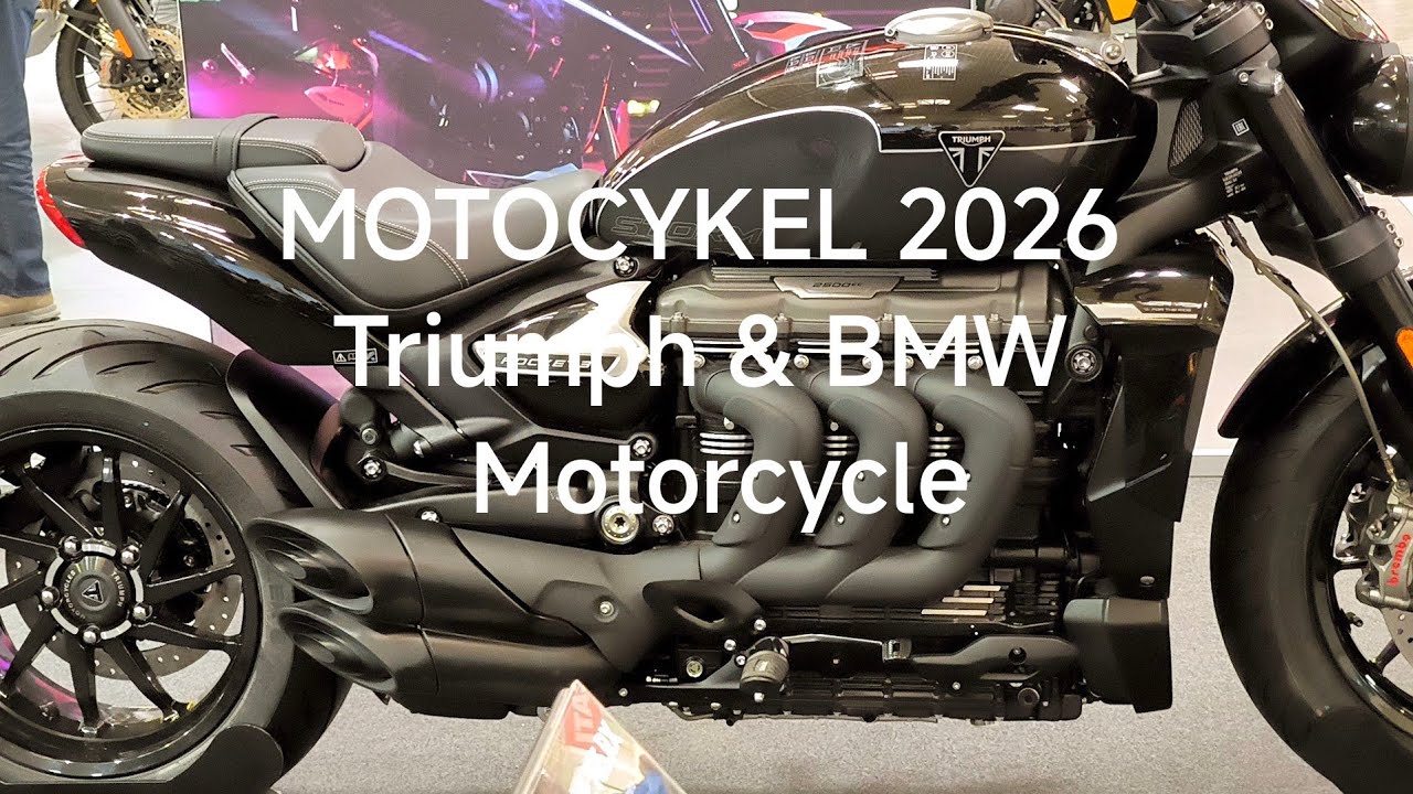 Motorcycle/ Motocykl Show 2026 Incheba Bratislava Část 4: Novinky Triumph & BMW Kompletná prehliadka