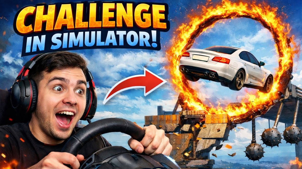 I Tried the Hardest Car Simulator Challenge – Pass or Fail?!