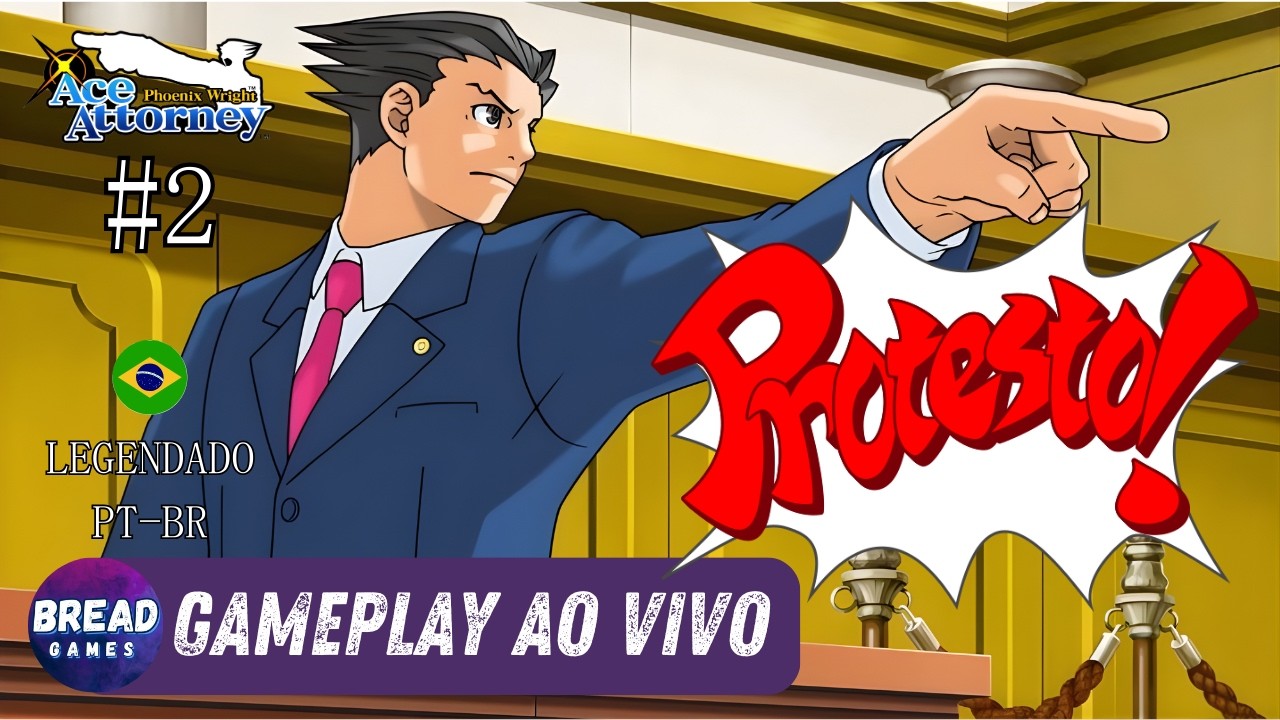 [VERTICAL] RETRO BREAD: TRILOGIA PHOENIX WRIGHT (NDS) | ACE ATTORNEY #2 #live #aceattorney