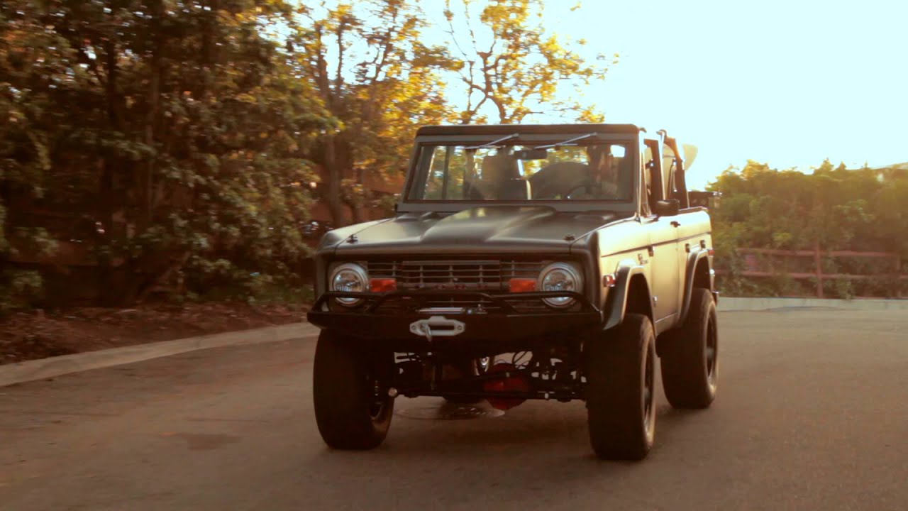 A Classic Old School Ford Bronco 