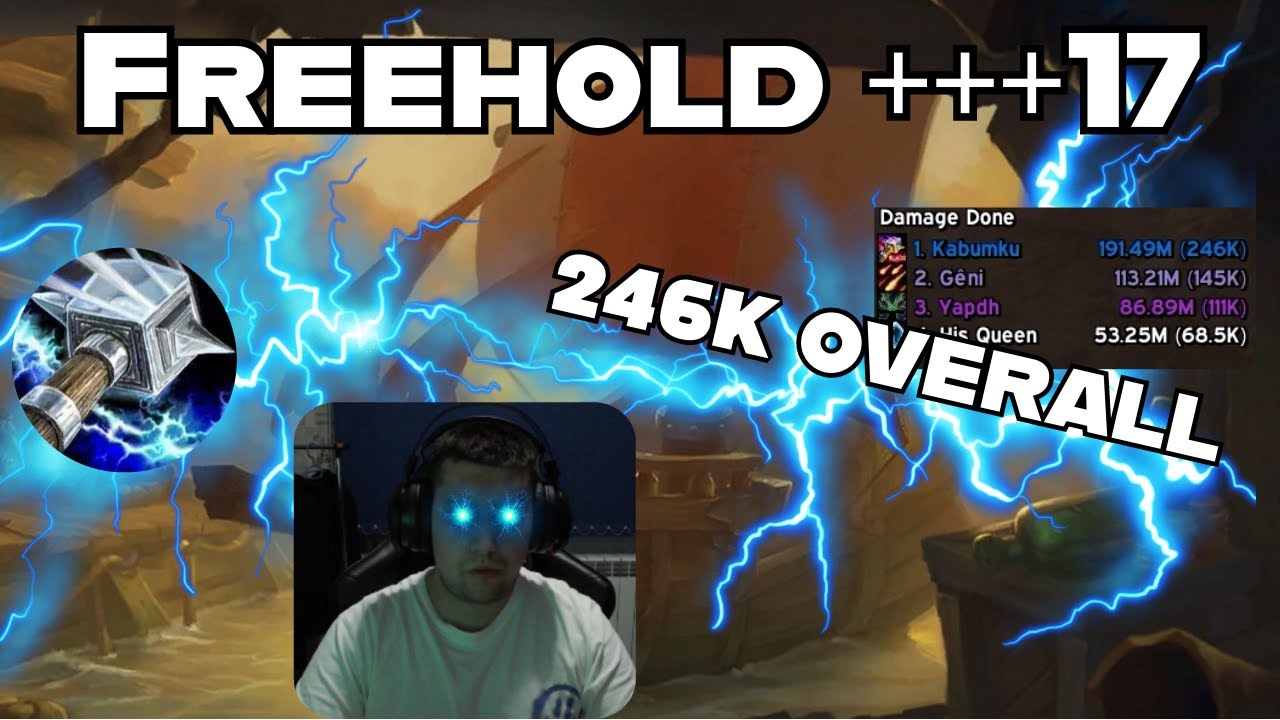 Enhancement Shaman | +17 Freehold Fortified M+ Dragonflight S2