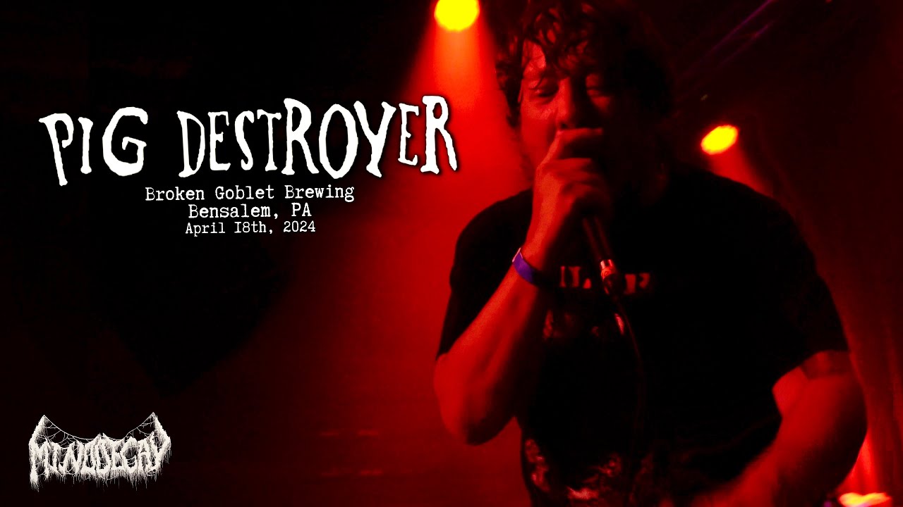 PIG DESTROYER live at Broken Goblet, April 18th, 2024 (partial set)