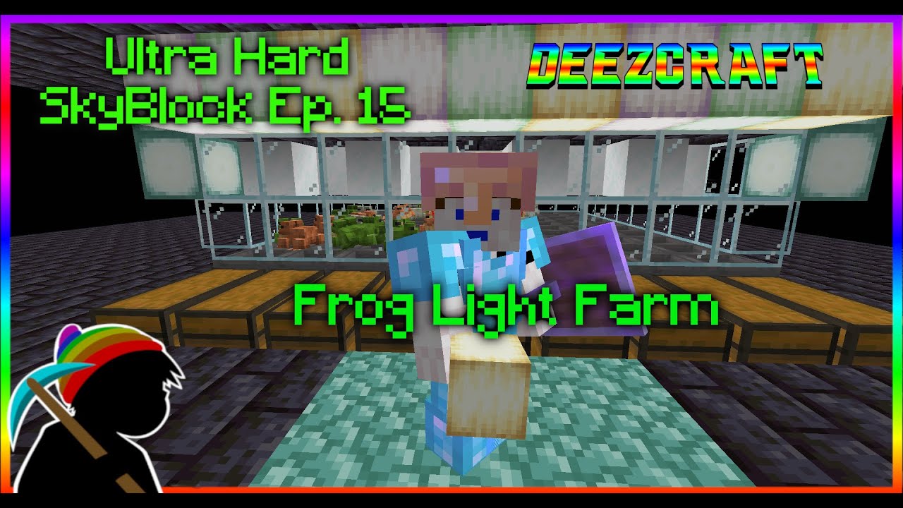Minecraft 1.19.3 | Frog Light Farm | Ultra Hard Skyblock Episode 15 #minecraft #skyblock