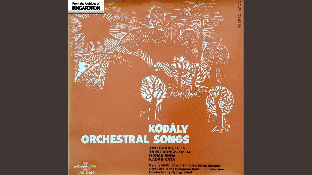Three Songs Op. 14 Waith for Me My Bird