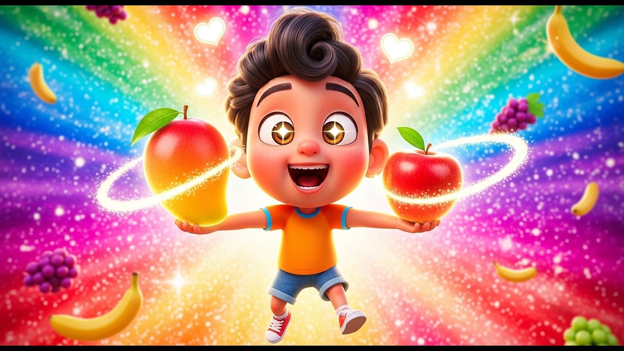 Fruit Names | Healthy Fruits for Kids | Fun Nursery Rhyme | Fruit Hero