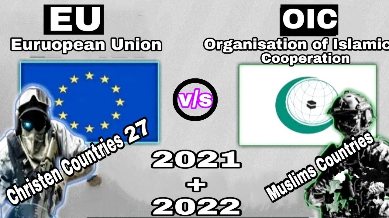 EU EUROPEAN UNION vs OIC Military Power Comparison 2022|Oic vs European Union Army MilitarPower 2022