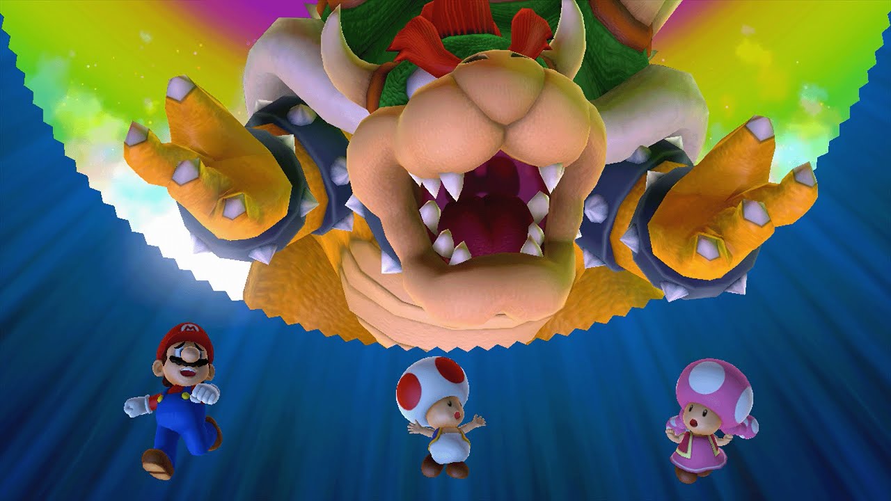 Mario Party 10 - Mario vs Yoshi vs Toad vs Toadette vs Bowser - Whimsical Waters