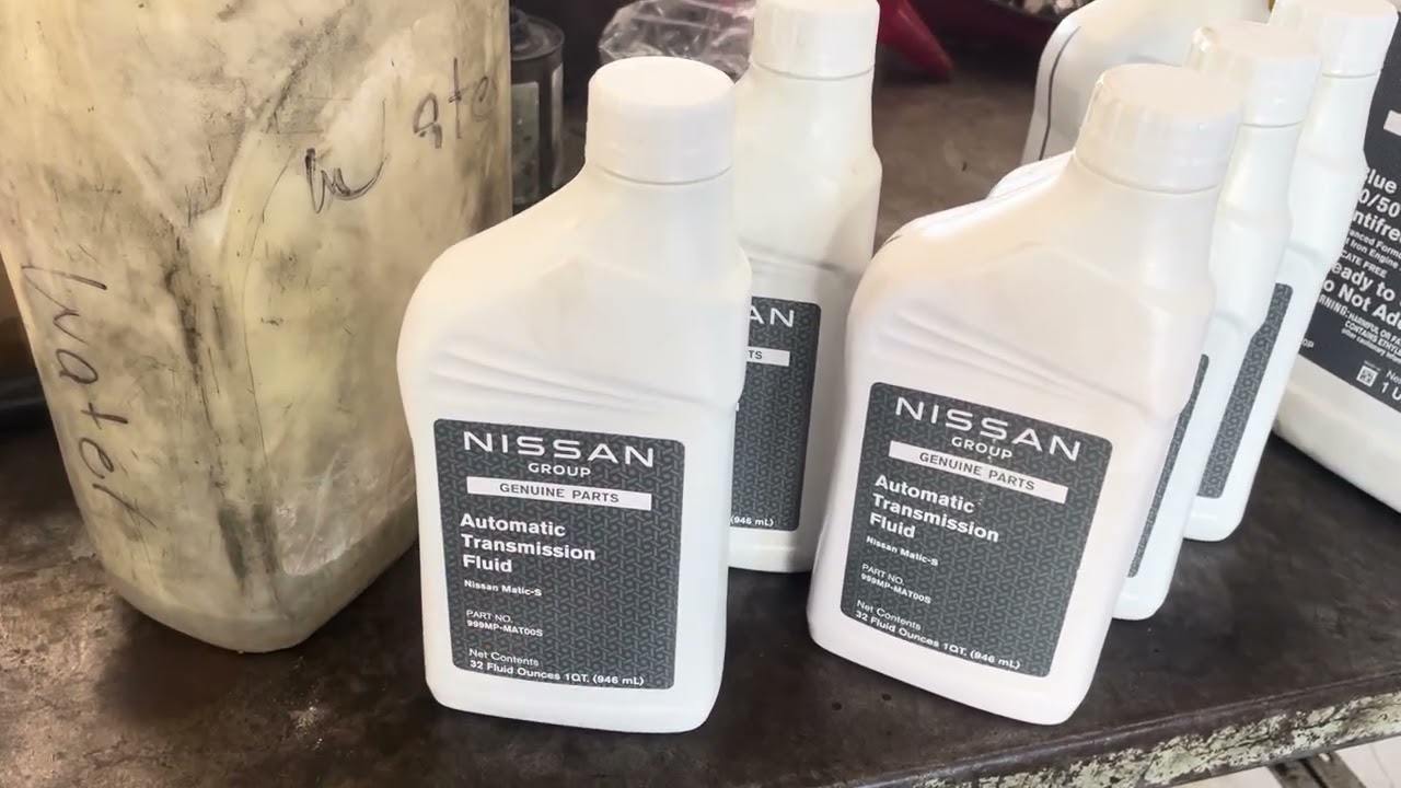 Замена трансмиссионной жидкости Nissan Titan 2017 года. Промывка.