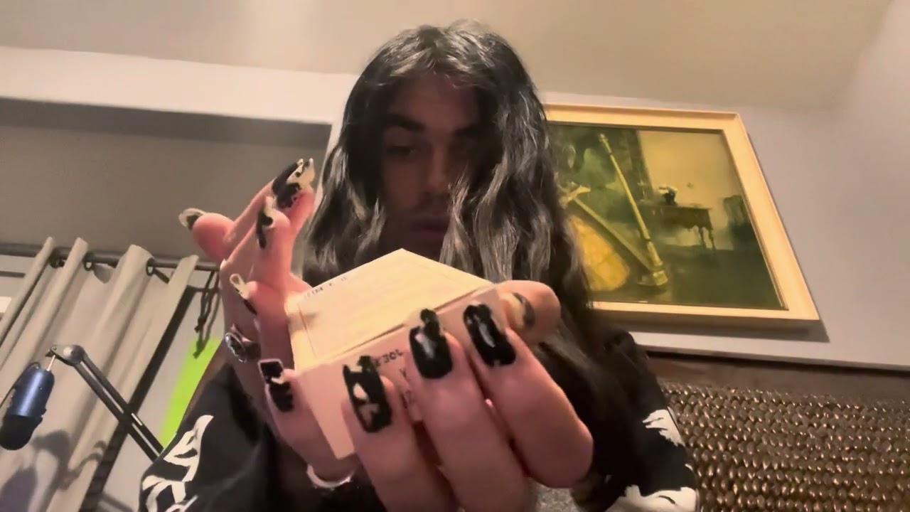 ASMR soft spoken grasping and tapping