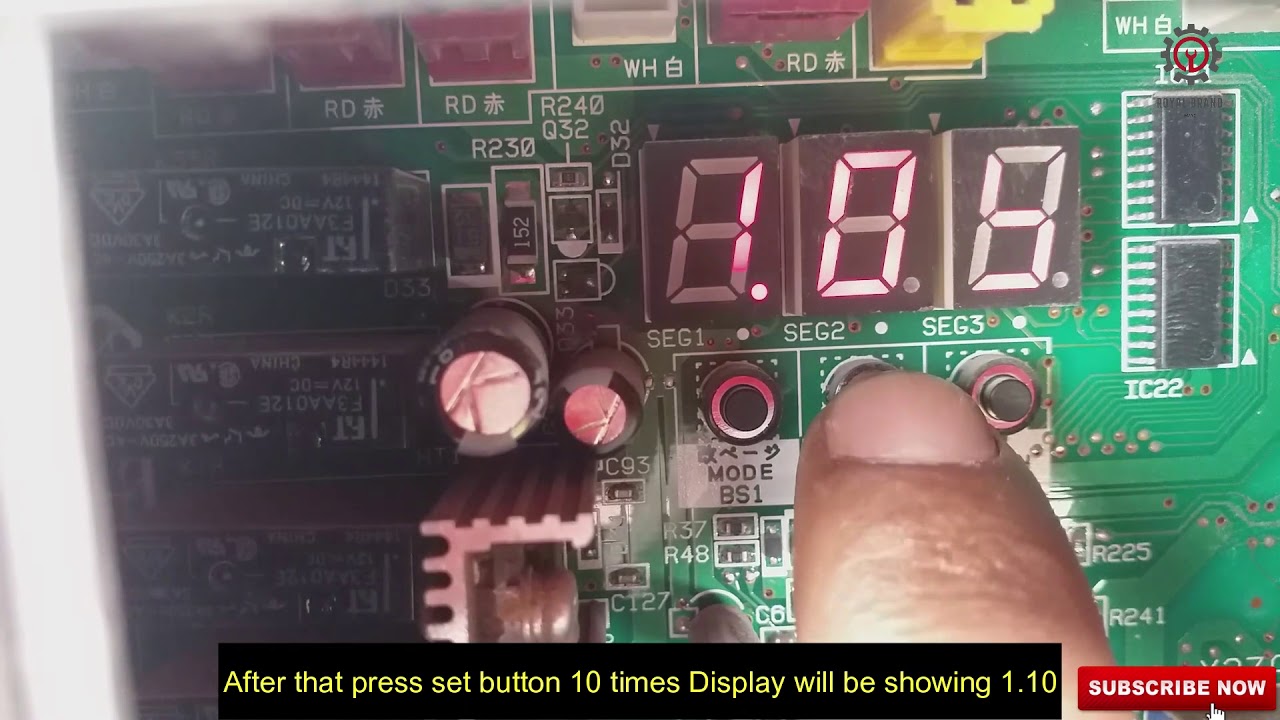 How To check Indoor Quantity  From Outdoor unit in daikin VRV4