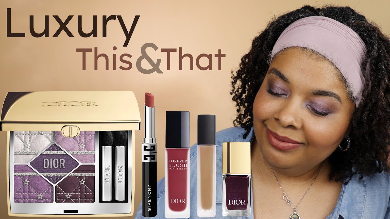Тени для век Dior Plum Parade – Новый консилер Chanel – Румяна Violette Soft Filter – Помада Give...