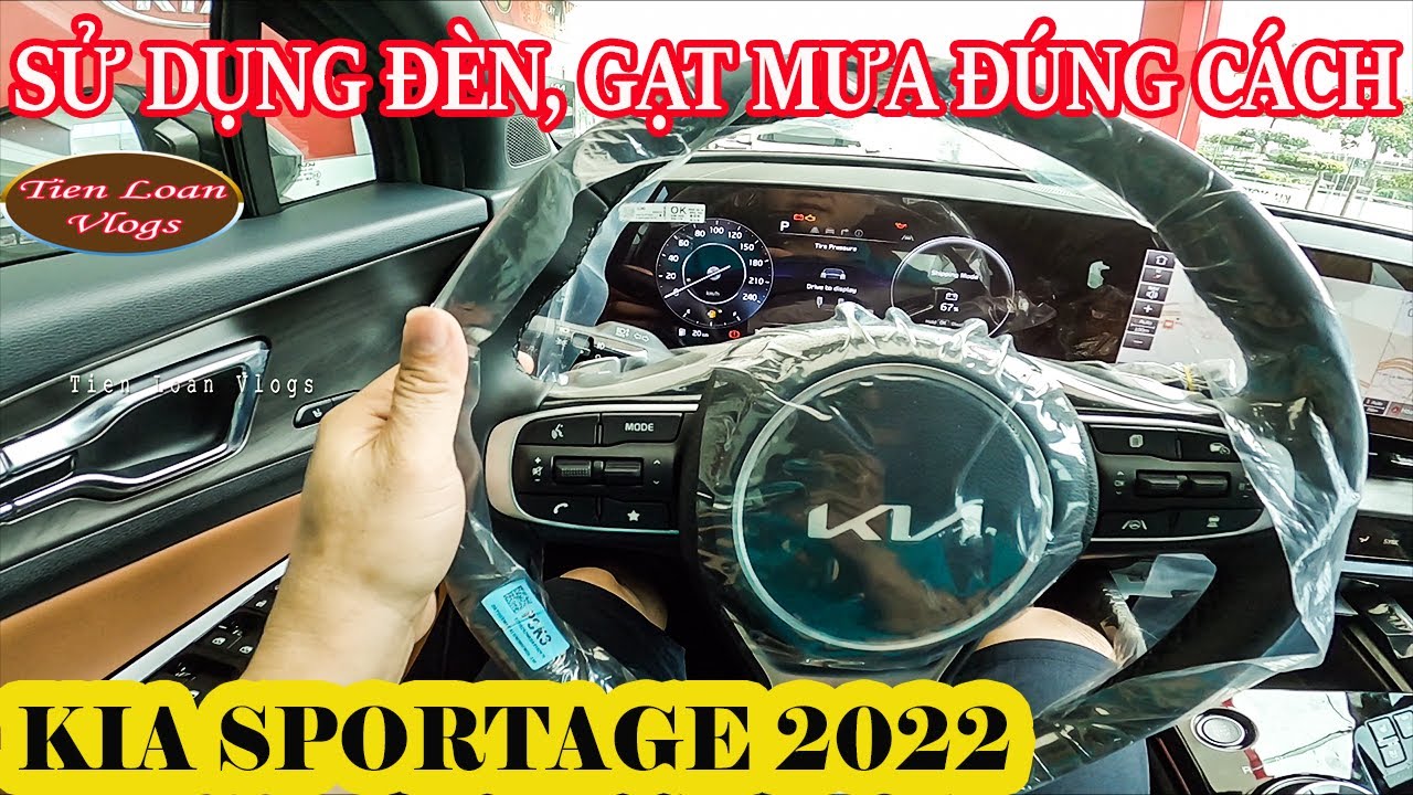 ✅ HƯỚNG DẪN SỬ DỤNG XE SPORTAGE: CÁCH DÙNG ĐÈN TỰ ĐỘNG PHA CỐT - SỬ DỤNG GẠT MƯA ĐÚNG Tiến loan vlog