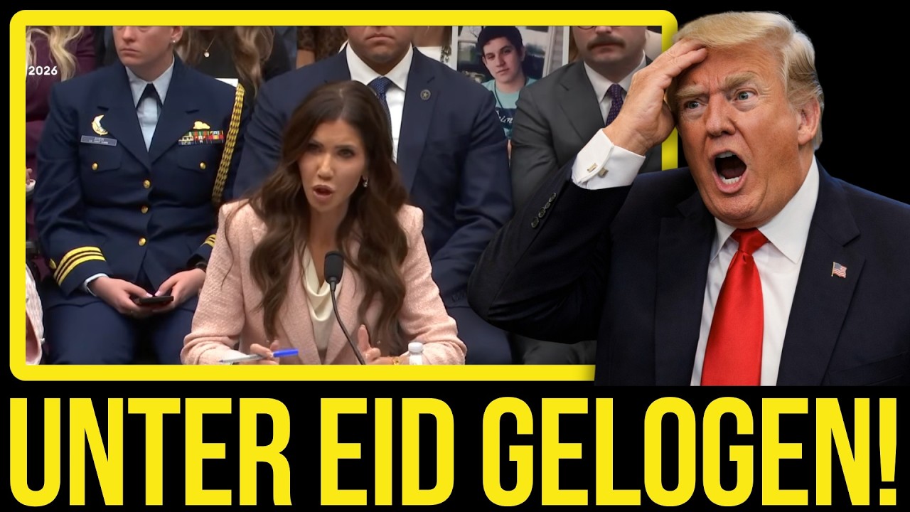 Trump hat ein Problem! Noem log unter Eid: 143-Millionen-Deal fliegt im Kongress auf!