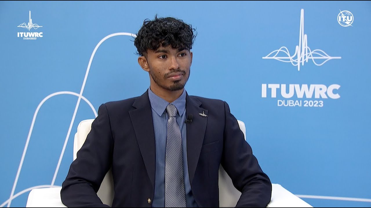 ITU INTERVIEWS @ WRC-23: Tariq Mohammed, Engineering Consultant & Youth Envoy, CTU