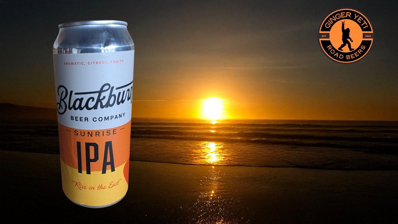 Пиво Sunrise IPA от Blackburn Beer Company предоставлено @ShanesCraftBeerReview