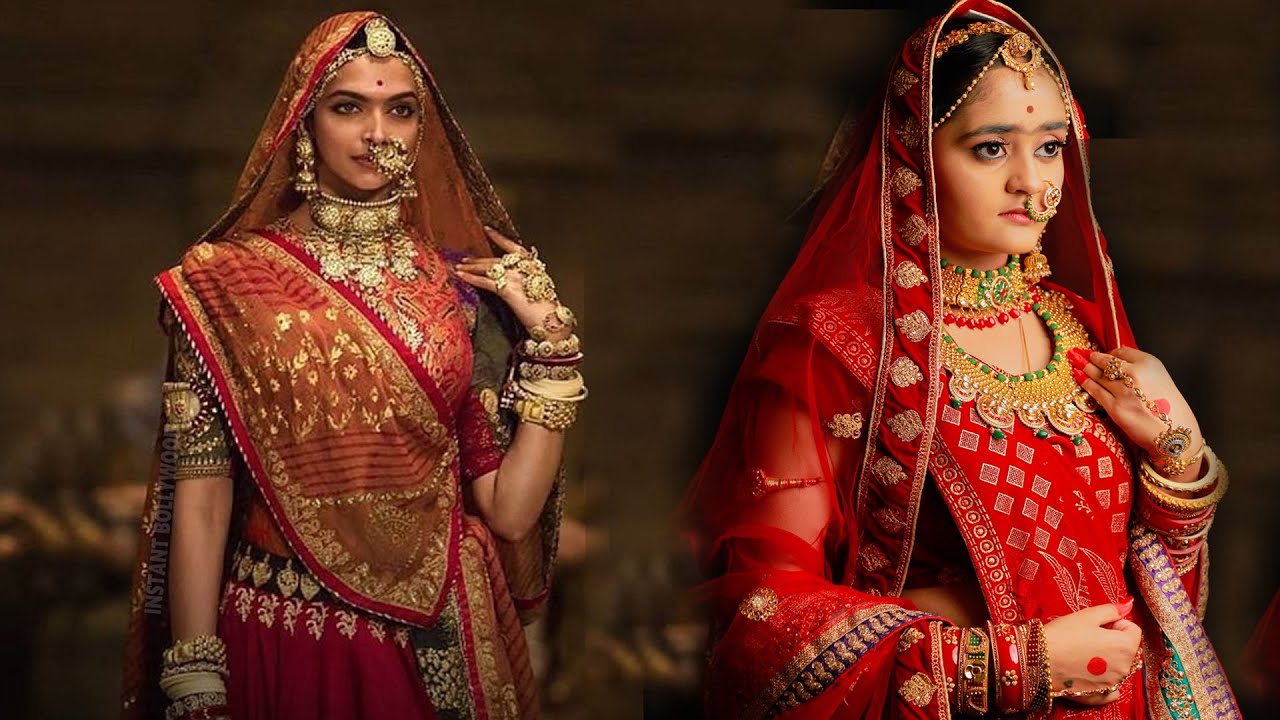 Padmawati Movie Deepika Padukone Ghoomar Song look Recreate By Bindass Kavya