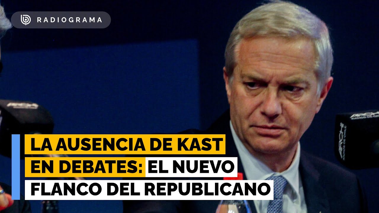 La ausencia de Kast en debates: el nuevo flanco abierto del candidato republicano