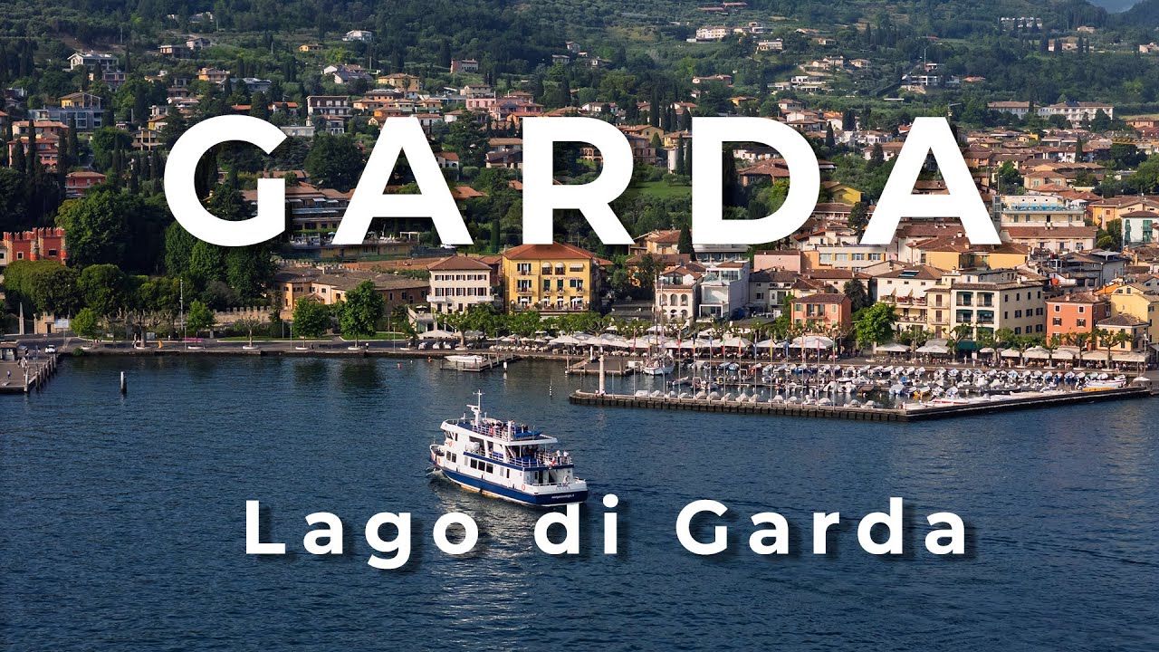 Lake Garda &mdash; Aerial Views of Garda Town & Vineyards | DJI Air 3
