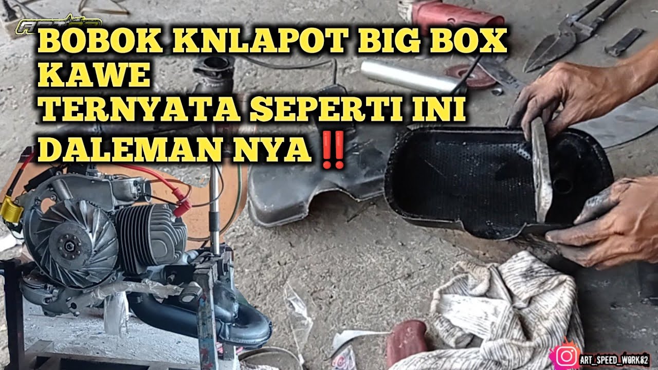 SEDIKIT CUSTOM KNLAPOT VESPA BIGBOX KW AGAR TIDAK TERLALU PLONG SUARANYA ‼️