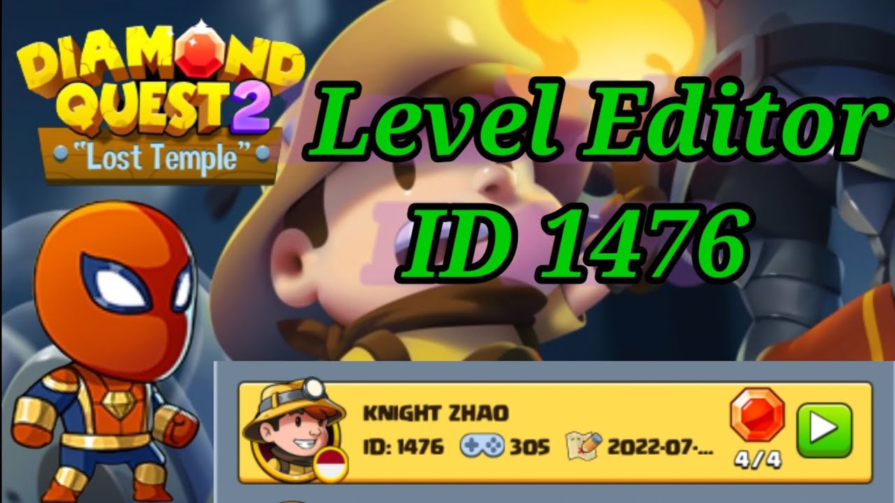 Diamond Quest 2 Level Editor ID 1476