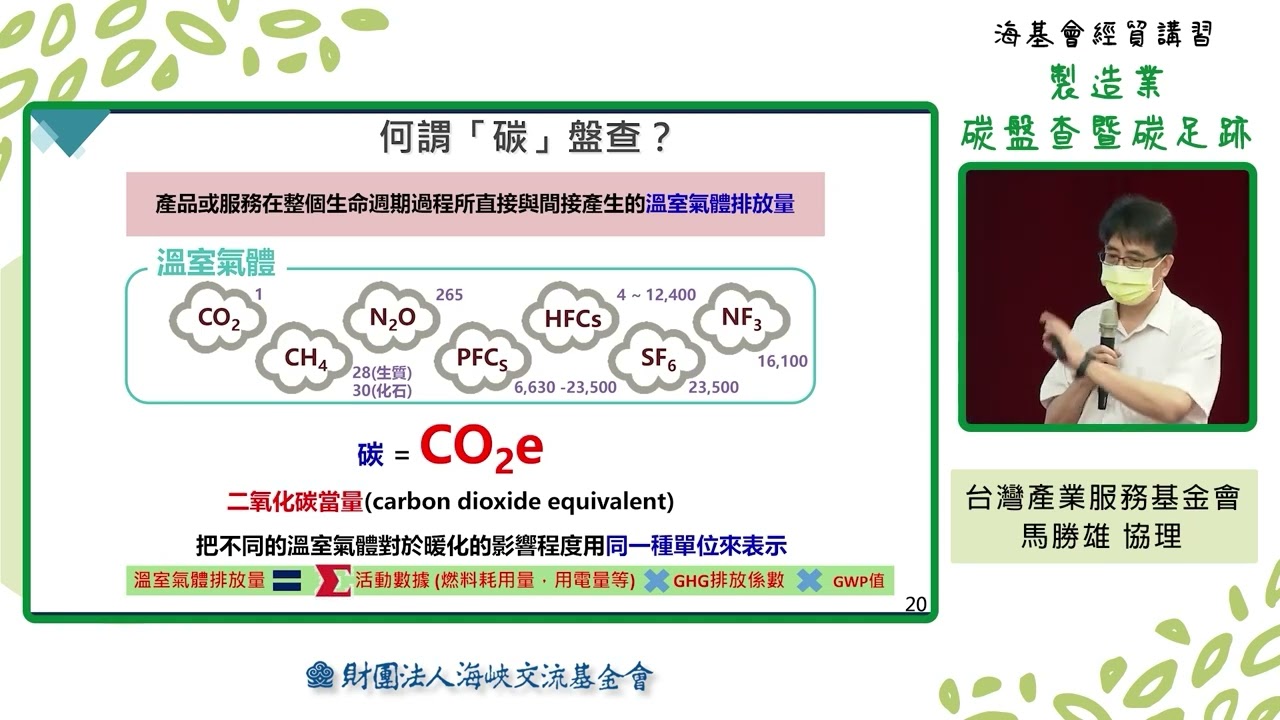製造業碳盤查暨碳足跡(2/7) : 溫盤條文/實務/案例說明  ISO 14064-1:2018