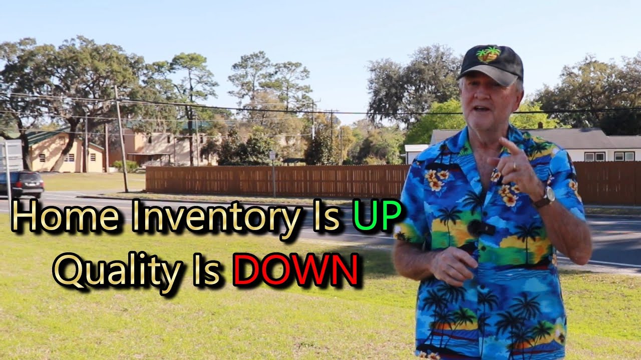 Jacksonville Florida HOUSING MARKET  Inventory is UP and Quality is DOWN  s3w44