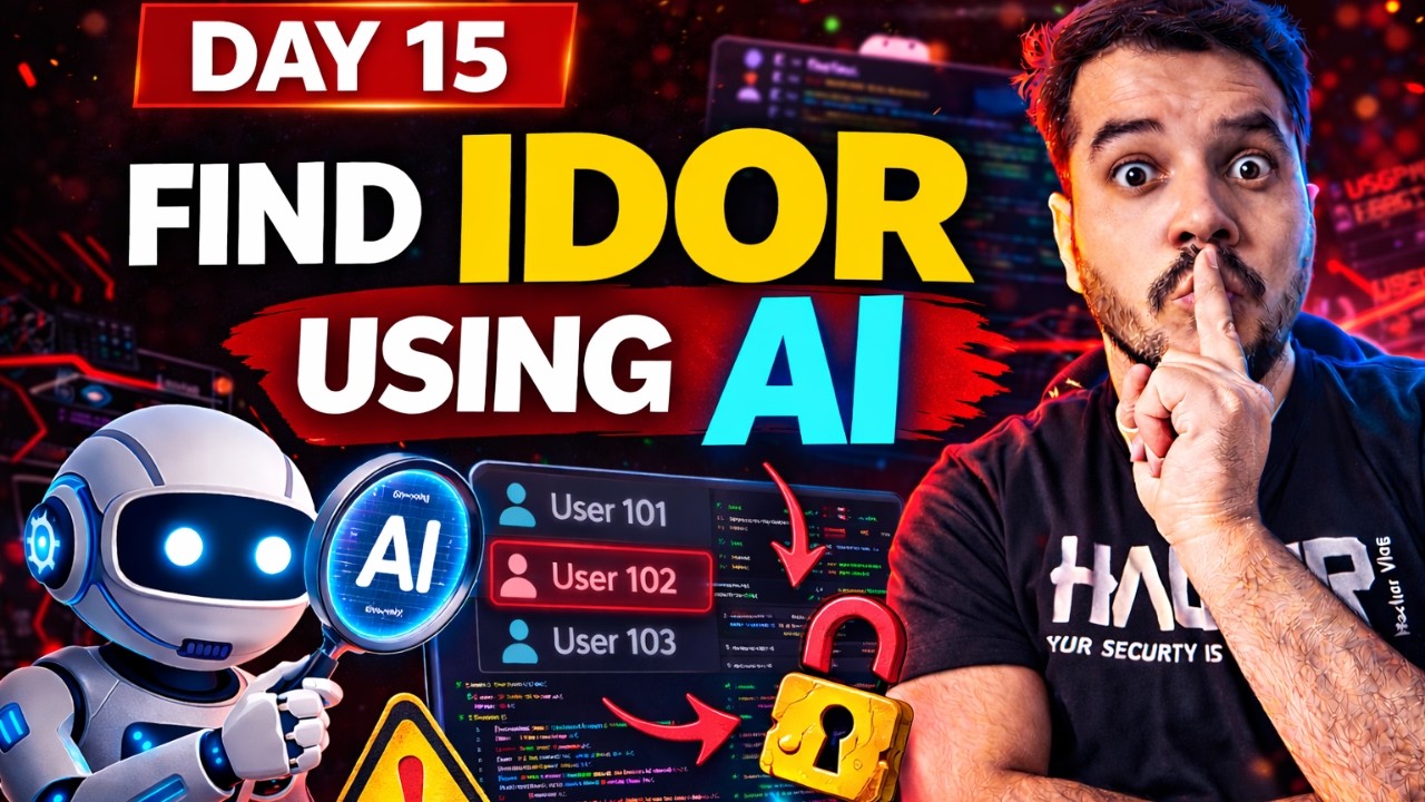 🔥 Day 15 How to Find IDOR Vulnerability Using AI | Bug Hunting Tutorial | hacker vlog