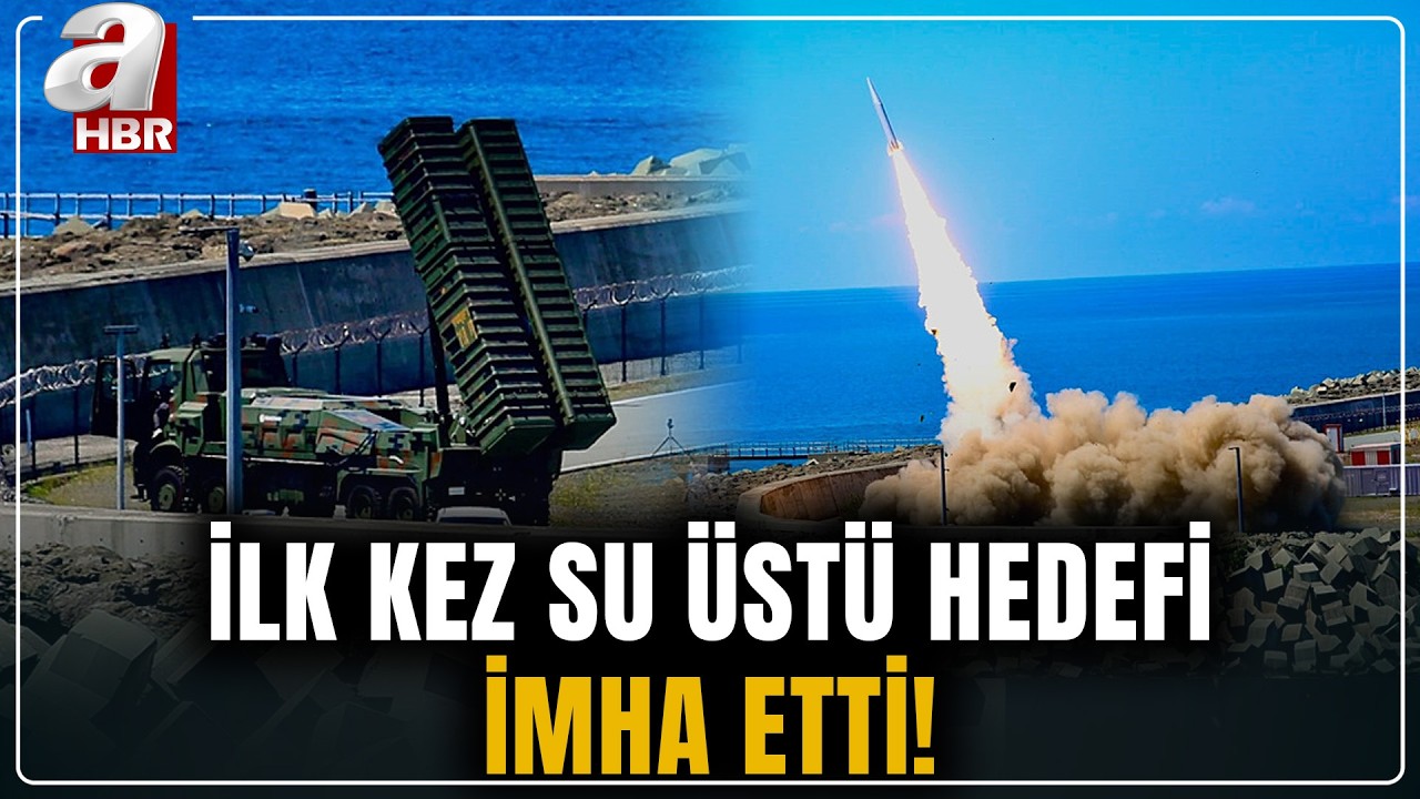 TAYFUN BLOK-3 su &uuml;st&uuml; hareketli hedefi vurdu! | A Haber