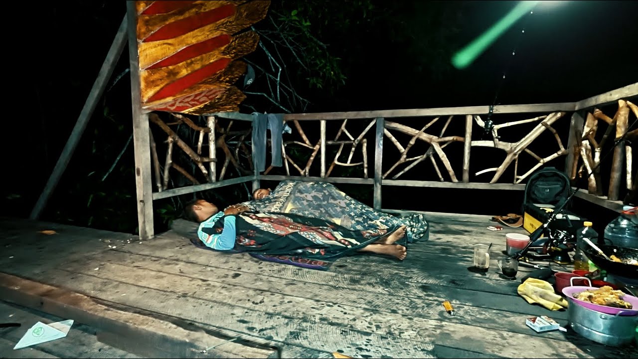 Fishing camp di sungai hutan mangrove konservasi, mencari spot baru selama 2 hari 1 malam.