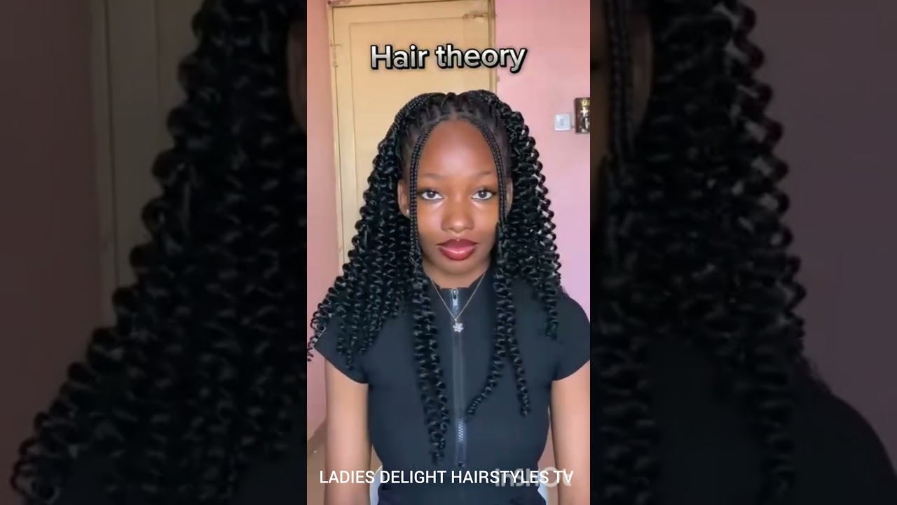 Lovely 🌹 gorgeous 💖 simple watermelon braid hairstyles.