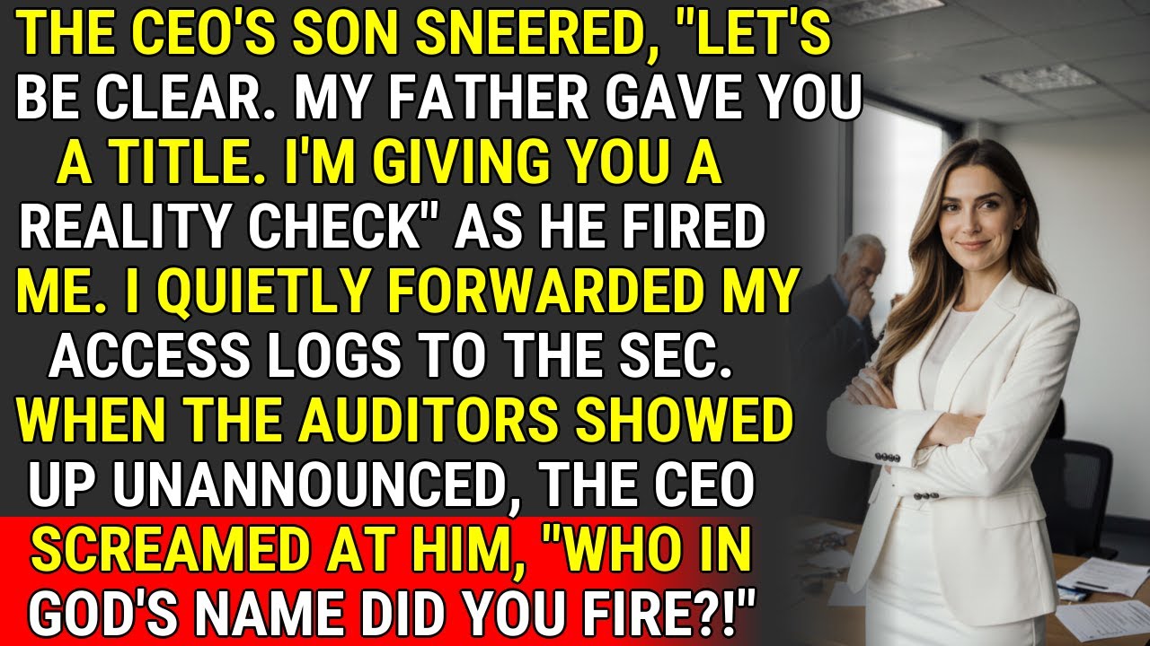 He Fired Me. I Exposed His Company to the SEC. ♟️ | #CorporateChess