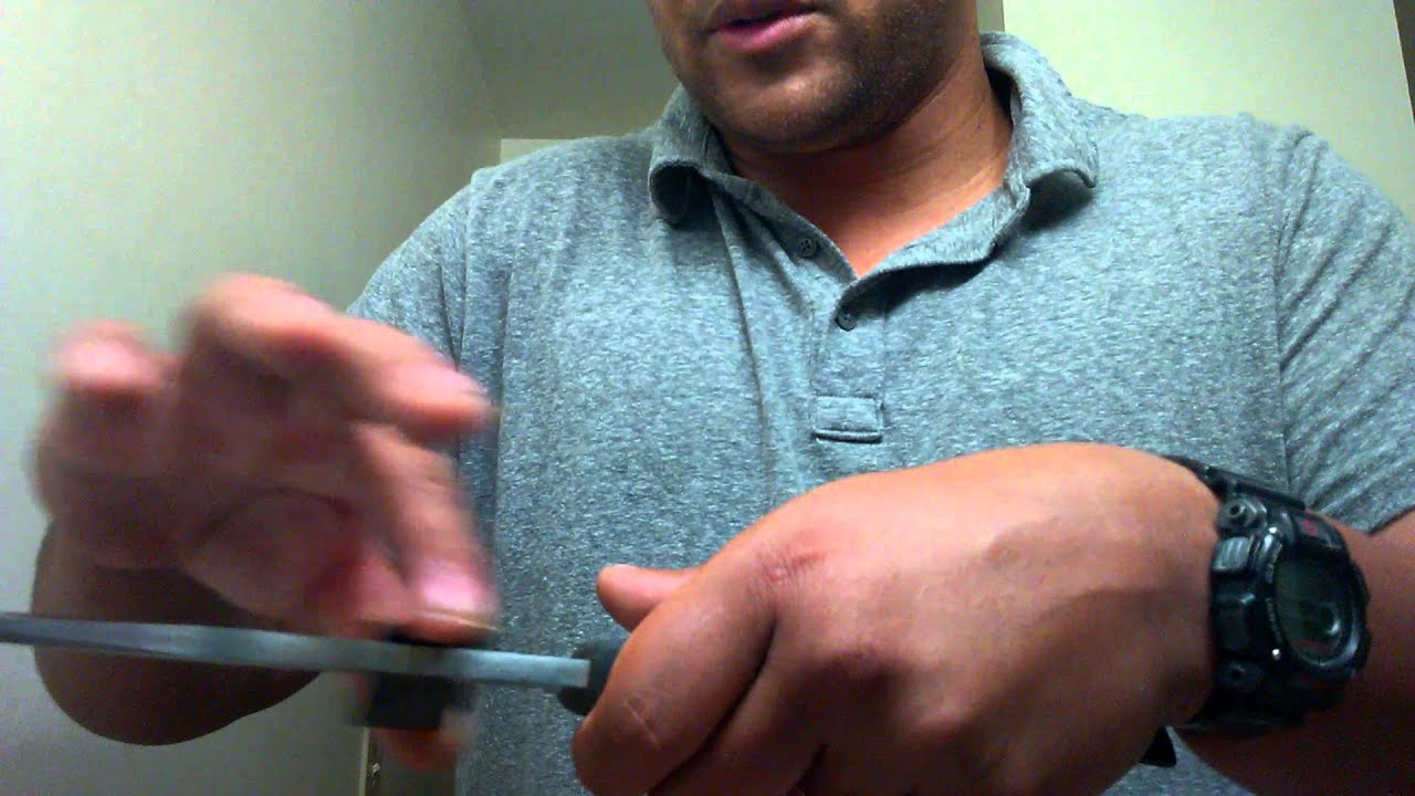 Fallkniven A1 Sharpening with DC3, part 1of 2
