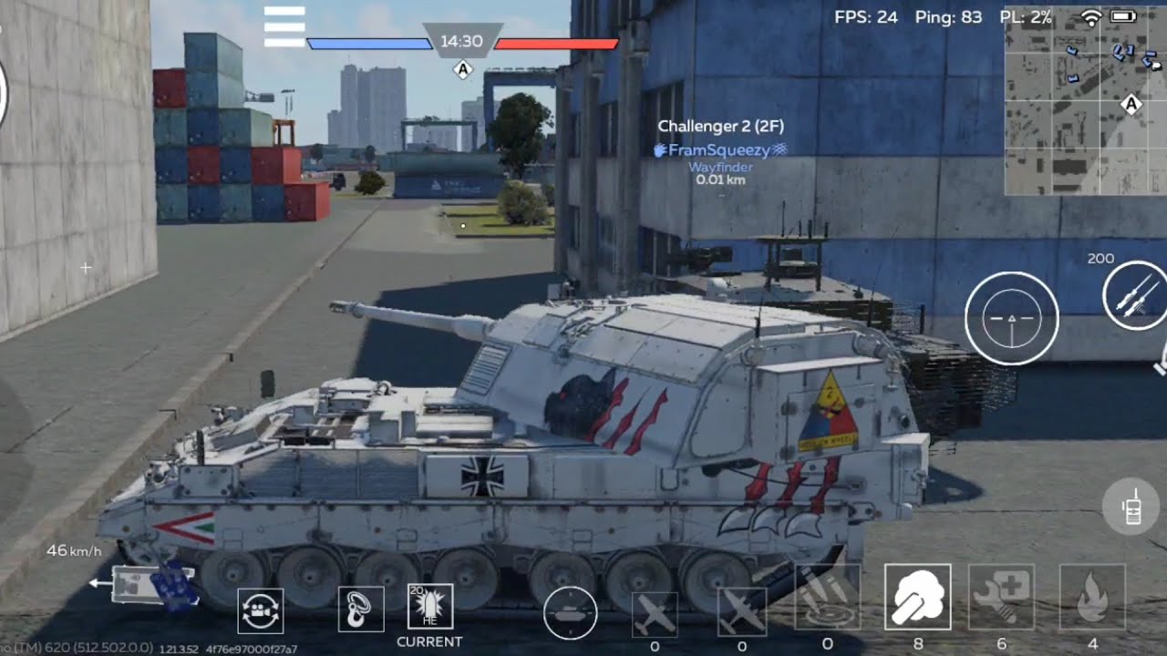 German and Hungarian version of PzH 2000 in Top Tier (155mm High Explosive) | War Thunder Mobile