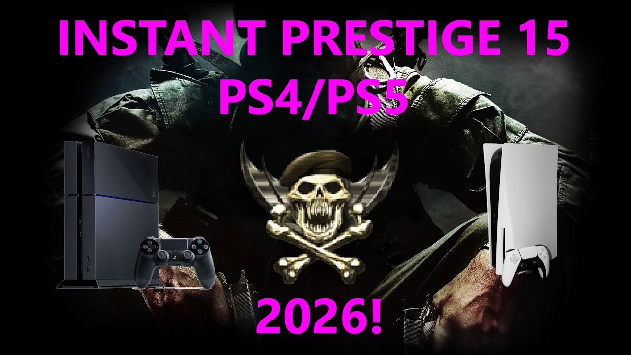 How To Instantly Get Prestige 15 on BO1 (PS4/PS5)[PATCHED]