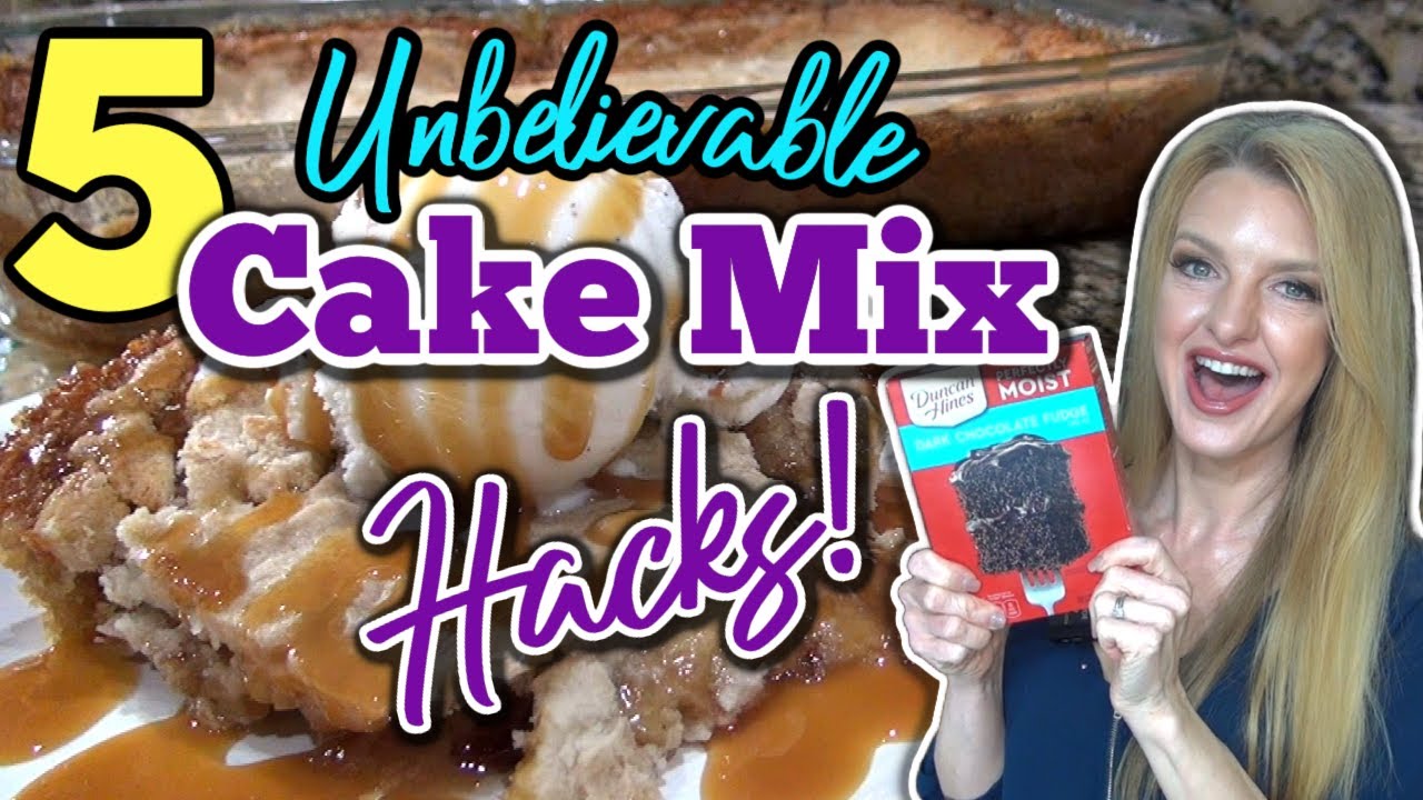 5 Brilliant Recipes using BOXED CAKE MIX! | Easy CAKE MIX HACKS you will Love! Ep.#12