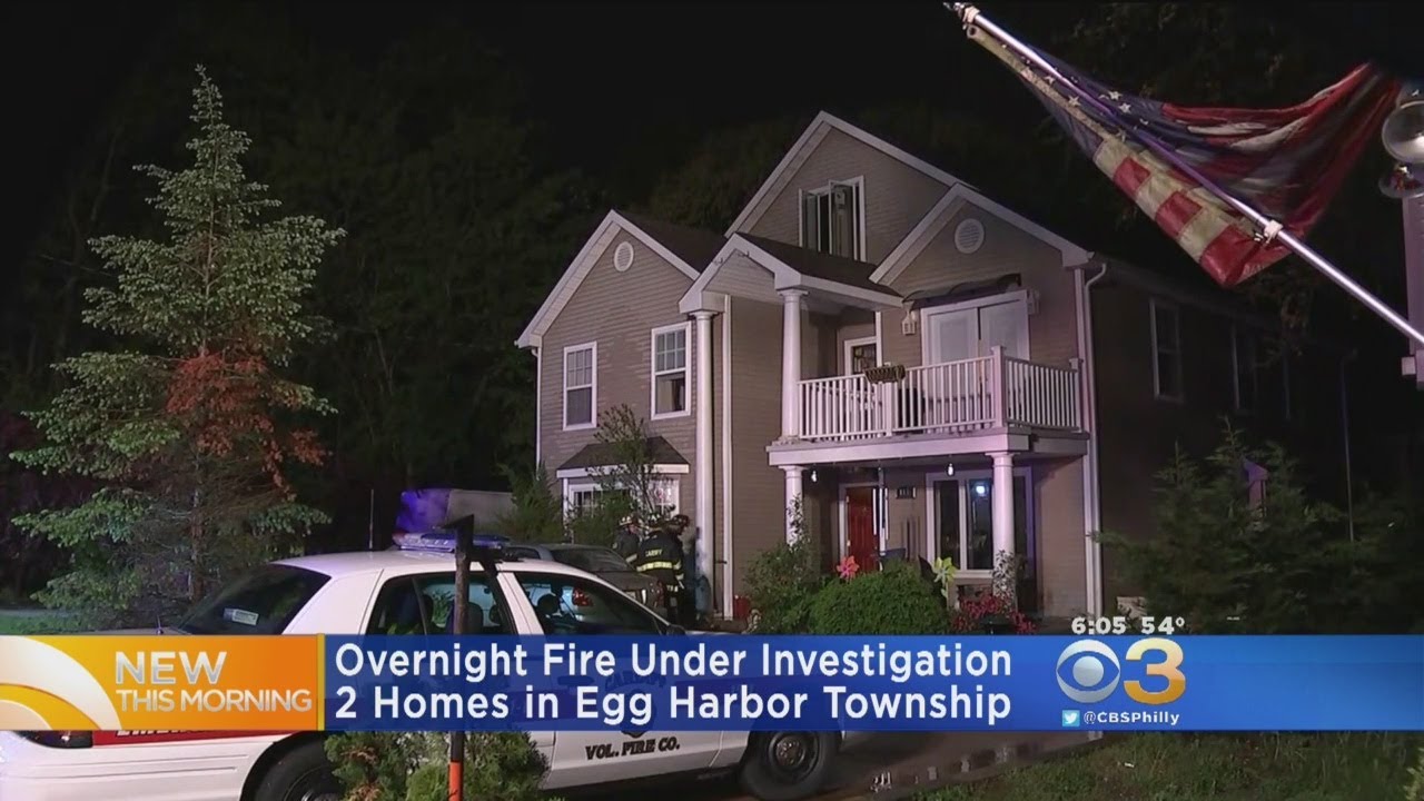 Firefighters Investigating If Lightning Sparked Fire At 2 Egg Harbor Township Homes