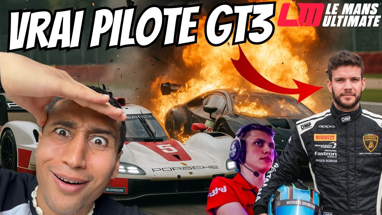 Je DETRUIS la course d'un vrai pilote GT3, une rencontre Improbable sur Le Mans Ultimate (Split1)